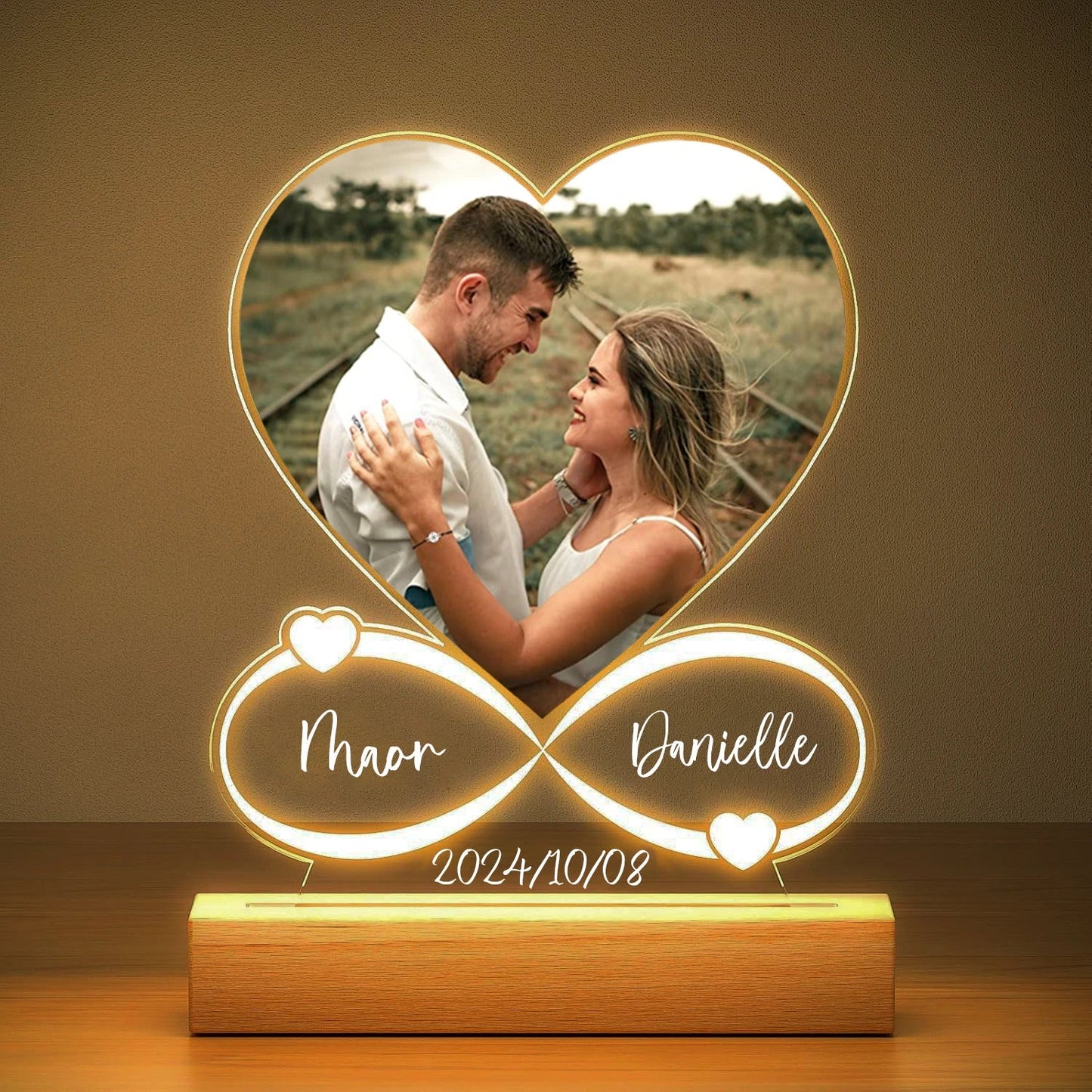 Plaque en acrylique personnalisable Ma boutique