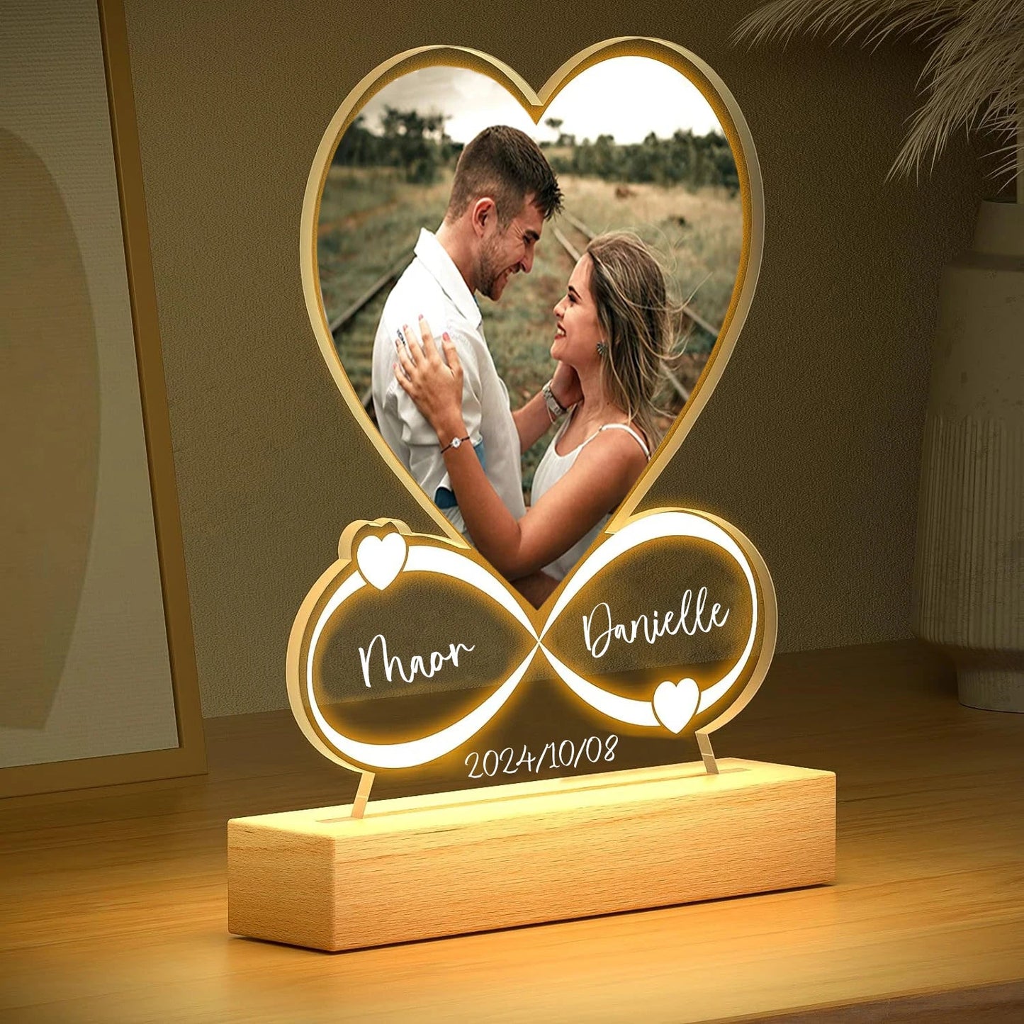 Plaque en acrylique personnalisable Ma boutique