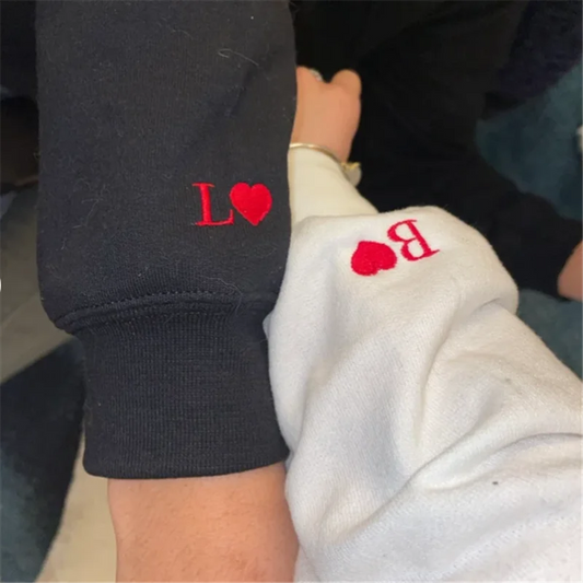 Sweat à capuche personnalisable couple HappyDaysLove